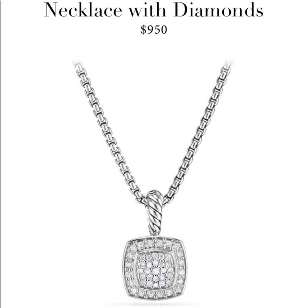 David Yurman diamond necklace